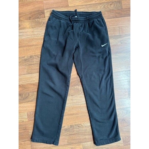 Nike Sweatpants Mens LRG Black Straight Leg Has Pockets - Picture 1 of 8